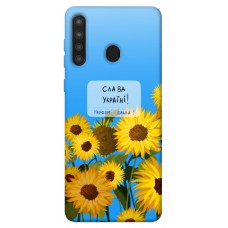 TPU чехол Demsky Слава Україні для Samsung Galaxy A21