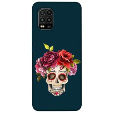 TPU чохол Demsky Flower skull для Xiaomi Mi 10 Lite