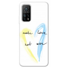 TPU чехол Demsky Make love not war для Xiaomi Mi 10T