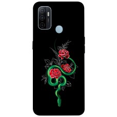 TPU чохол Demsky Snake in flowers для Oppo A53 / A32 / A33