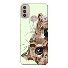 TPU чехол Demsky Cat muzzle для Motorola Moto E40