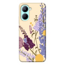 Термополіуретановий (TPU) чохол Flowers art для Realme C33