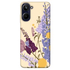 TPU чехол Demsky Flowers art для Realme 10 4G