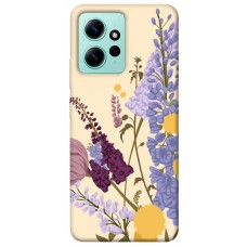 TPU чохол Demsky Flowers art для Xiaomi Redmi Note 12 4G