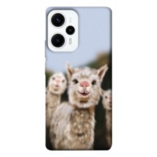 TPU чехол Demsky Funny llamas для Xiaomi Poco F5 Pro