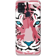 TPU чохол Demsky Pink tiger для Samsung Galaxy A21s