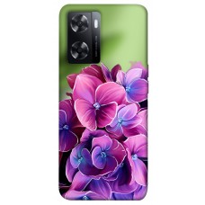 TPU чехол Demsky Кружевная гортензия для Oppo A57s