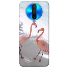 TPU чохол Demsky Flamingos для Xiaomi Poco X2