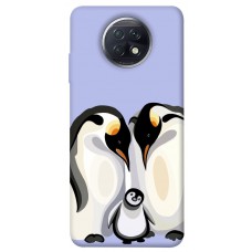 TPU чохол Demsky Penguin family для Xiaomi Redmi Note 9 5G / Note 9T