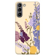 TPU чохол Demsky Flowers art для Samsung Galaxy S21