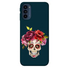 TPU чохол Demsky Flower skull для Motorola Moto G41