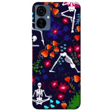 TPU чохол Demsky Yoga skeletons для TECNO Camon 19 Neo