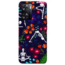 TPU чохол Demsky Yoga skeletons для Oppo A57s