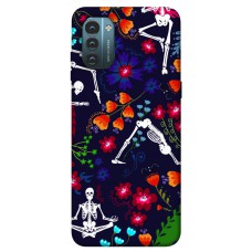 TPU чохол Demsky Yoga skeletons для Nokia G21