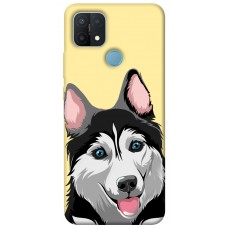 TPU чехол Demsky Husky dog для Oppo A15s / A15