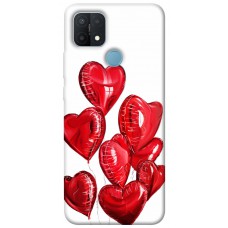 TPU чехол Demsky Heart balloons для Oppo A15s / A15