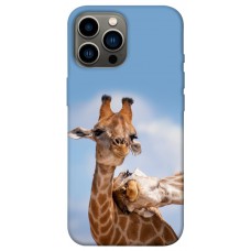 TPU чохол Demsky Милые жирафы для Apple iPhone 13 Pro Max (6.7")