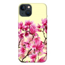 TPU чохол Demsky Цветы сакуры для Apple iPhone 13 (6.1")