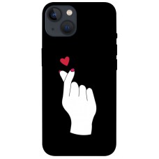TPU чохол Demsky Сердце в руке для Apple iPhone 13 (6.1")
