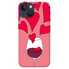 TPU чохол Demsky Бокал вина для Apple iPhone 13 mini (5.4")