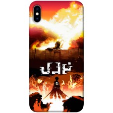 TPU чохол Demsky Anime evolution 9 Атака титанів (Shingeki no Kyojin) для Apple iPhone X (5.8")