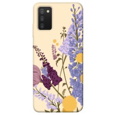 TPU чохол Demsky Flowers art для Samsung Galaxy A03s
