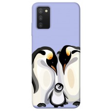 TPU чехол Demsky Penguin family для Samsung Galaxy A03s