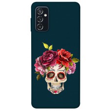 TPU чохол Demsky Flower skull для Samsung Galaxy M52