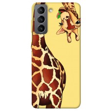 TPU чохол Demsky Cool giraffe для Samsung Galaxy S21 FE