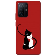 TPU чохол Demsky Влюбленные коты для Xiaomi 11T / 11T Pro