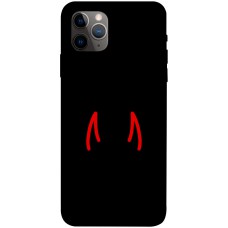 TPU чохол Demsky Red horns для Apple iPhone 11 Pro Max (6.5")