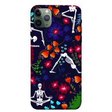 TPU чохол Demsky Yoga skeletons для Apple iPhone 11 Pro Max (6.5")