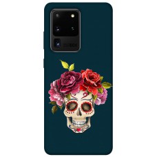 TPU чохол Demsky Flower skull для Samsung Galaxy S20 Ultra