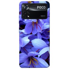 TPU чохол Demsky Фиолетовый сад для Xiaomi Poco X4 Pro 5G