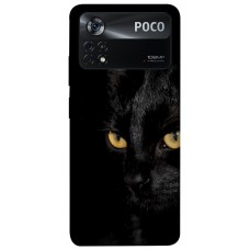 TPU чохол Demsky Черный кот для Xiaomi Poco X4 Pro 5G