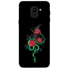 TPU чехол Demsky Snake in flowers для Samsung J600F Galaxy J6 (2018)