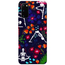 TPU чохол Demsky Yoga skeletons для Samsung Galaxy S20
