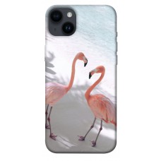 TPU чохол Demsky Flamingos для Apple iPhone 14 Plus (6.7")