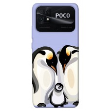 TPU чехол Demsky Penguin family для Xiaomi Poco C40