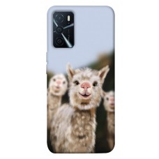 TPU чохол Demsky Funny llamas для Oppo A16s / A16