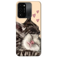 TPU чехол Demsky Cats love для TECNO Spark 8C