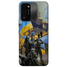 TPU чохол Demsky Faith in Ukraine 3 для TECNO Spark 8C