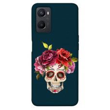 TPU чехол Demsky Flower skull для Oppo A96