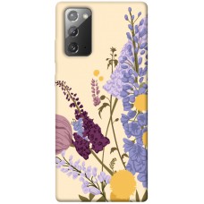 TPU чохол Demsky Flowers art для Samsung Galaxy Note 20