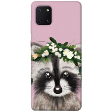 TPU чохол Demsky Raccoon in flowers для Samsung Galaxy Note 10 Lite (A81)
