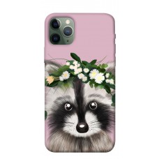 TPU чехол Demsky Raccoon in flowers для Apple iPhone 11 Pro (5.8")