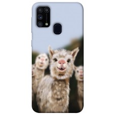 Термополіуретановий (TPU) чохол Funny llamas для Samsung Galaxy M31
