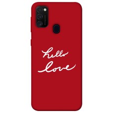 TPU чехол Demsky Hello love для Samsung Galaxy M21