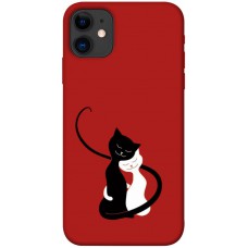 TPU чохол Demsky Влюбленные коты для Apple iPhone 11 (6.1")