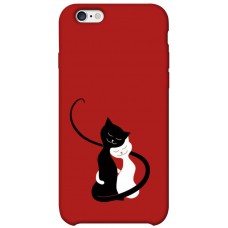TPU чохол Demsky Влюбленные коты для Apple iPhone 6/6s (4.7")
